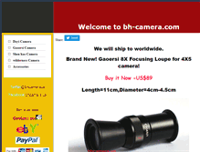 Tablet Screenshot of bhcamera.us